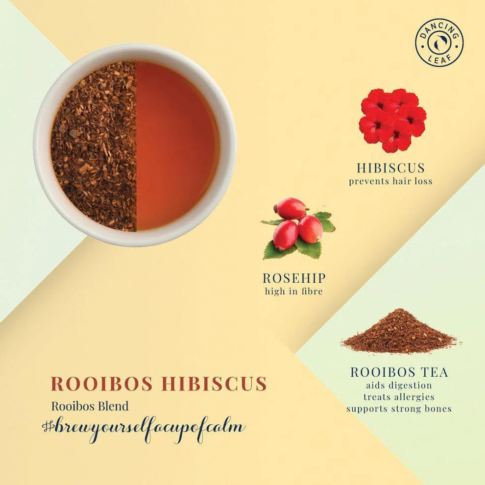 Dancing Leaf Rooibos Hibiscus Tea Blend