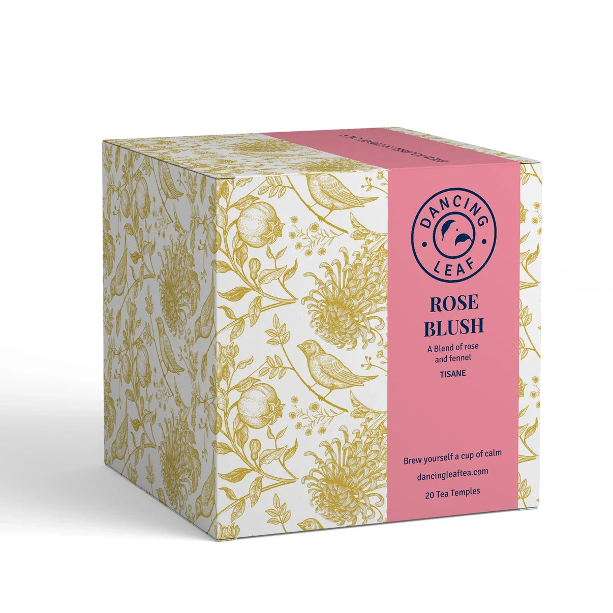 Dancing Leaf Rose Blush Infusion Tea Box