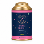 Dancing Leaf Rose Blush Tea Canister