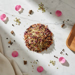 Dancing Leaf Rose Blush Tea Infusion