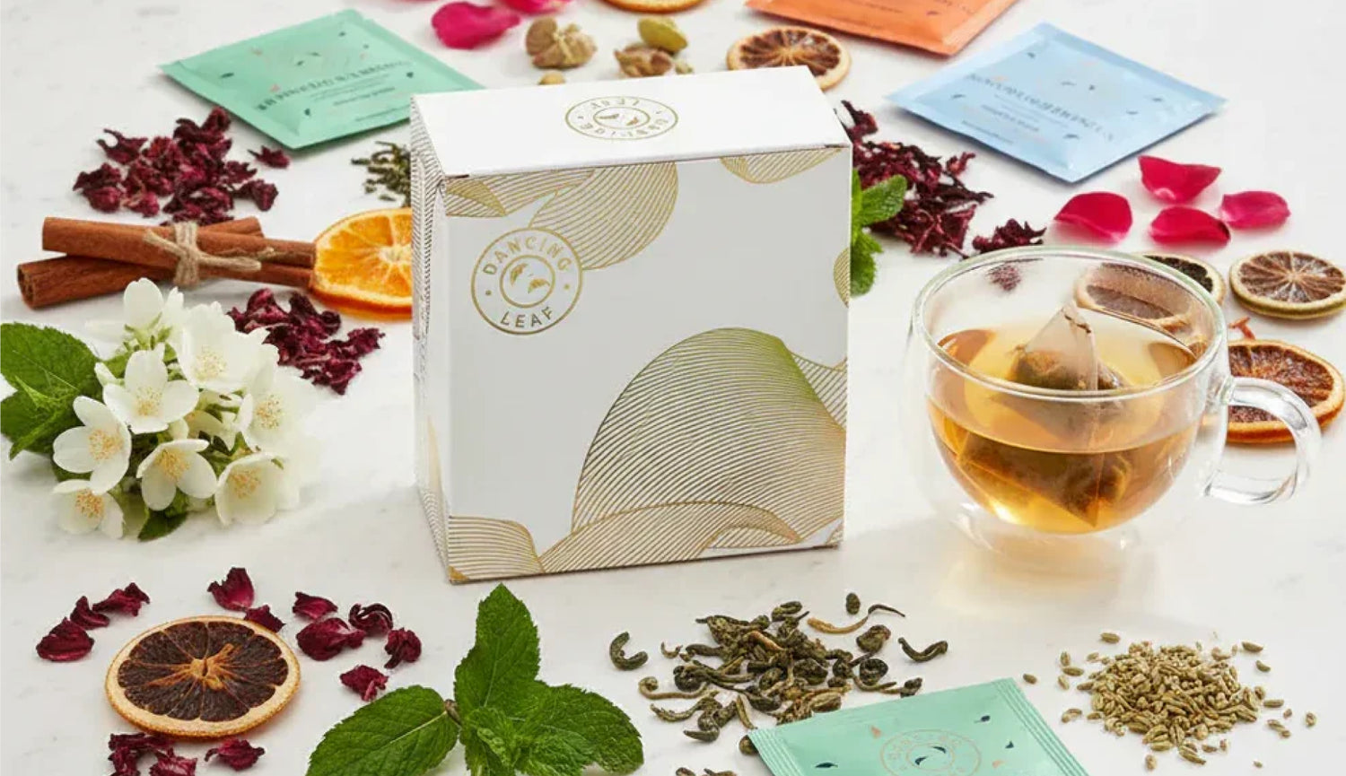 Dancing Leaf Tea Box