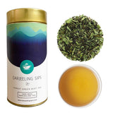 Darjeeling Sips Forest Mint Green Tea with Peppermint For A Splash of Alpine Freshness
