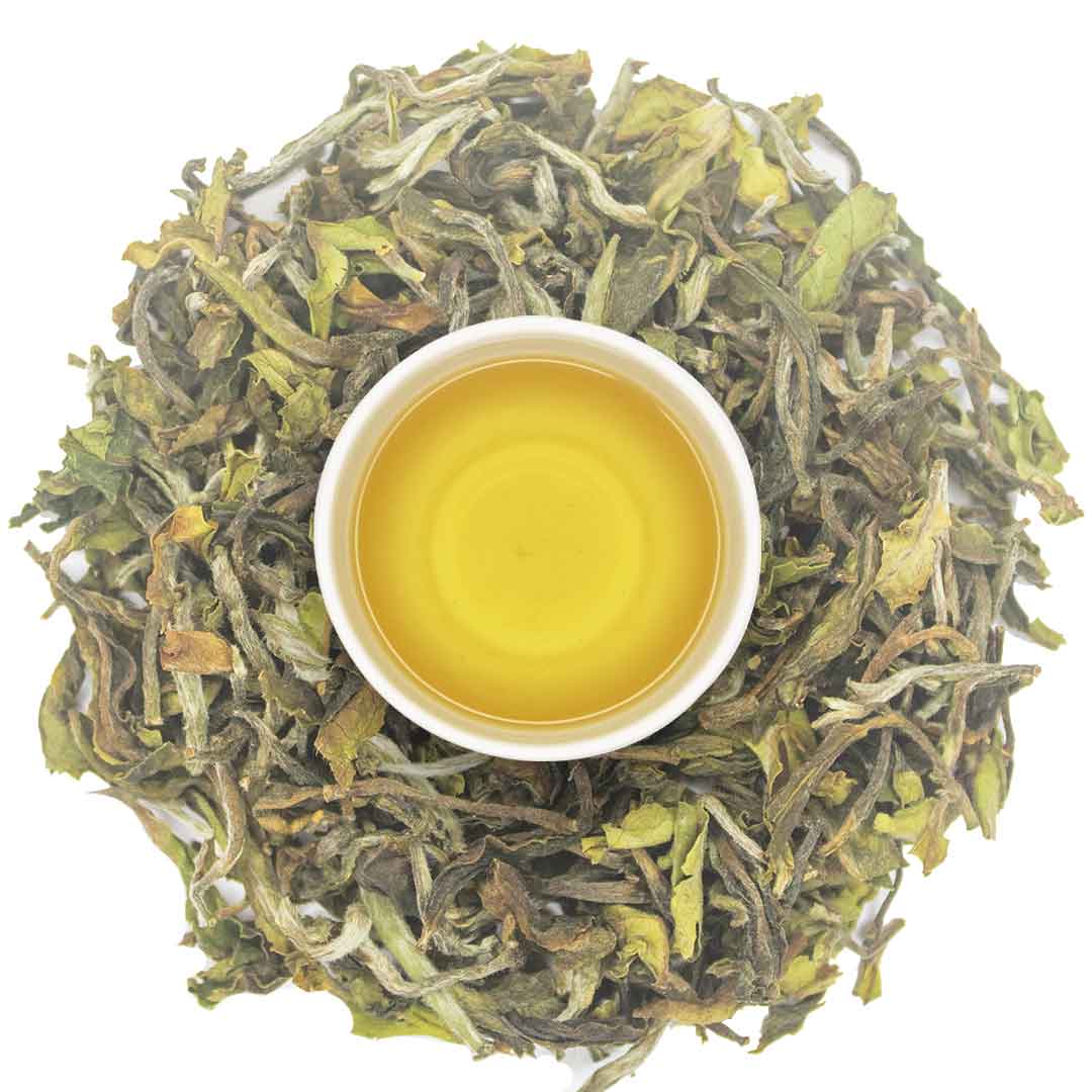 Gopaldhara Darjeeling Spring Baozhong Tea with Dry Tea Leaves