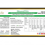 Kangra Tea House DiversiTEA 100% Organic Tea Assortment Box - A Curated Collection of 8 Signature Flavours in Hand Sewn Chemical-Free Cotton Potlis