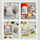 Kangra Tea House DiversiTEA 100% Organic Tea Assortment Box - A Curated Collection of 8 Signature Flavours in Hand Sewn Chemical-Free Cotton Potlis