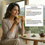 Kangra Tea House DiviniTEA 100% Organic Handcrafted Premium Tulsi First Flush Green Tea-Calming, Healing & Immunity-Boosting