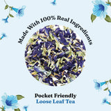 Dorje Teas Butterfly Pea & Mint Green Tea | Nature's Bluest Brew