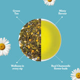 Dorje Teas Chamomile Green Tea With Whole Blossoms for Evenings That End Beautifully