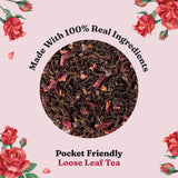 Dorje Teas Rose Green Tea with Thirty Percent Rose Petals | Beautifully Floral from First Sip to Last