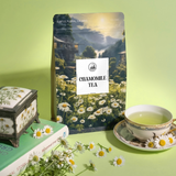 Dorje Teas Certified Organic Chamomile Green Tea With Whole Blossoms for Evenings That End Beautifully