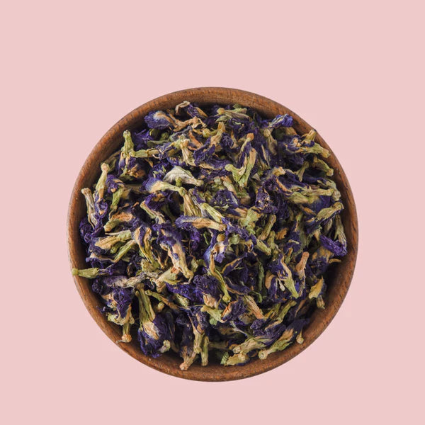 Dried Blue Pea Flowers Petals