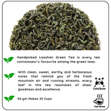 ENERGISING Laoshan Organic Green Leaf Tea - Refreshing Green Tea for Mind & Body