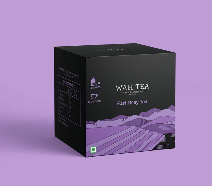 Wah Earl Grey Black Tea Box with 20 Tea Bags