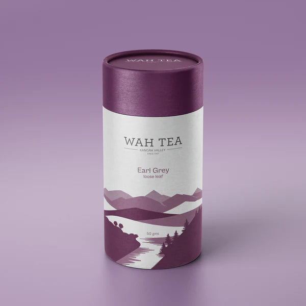 Wah Tea Earl Grey Tea Loose Leaf Canister