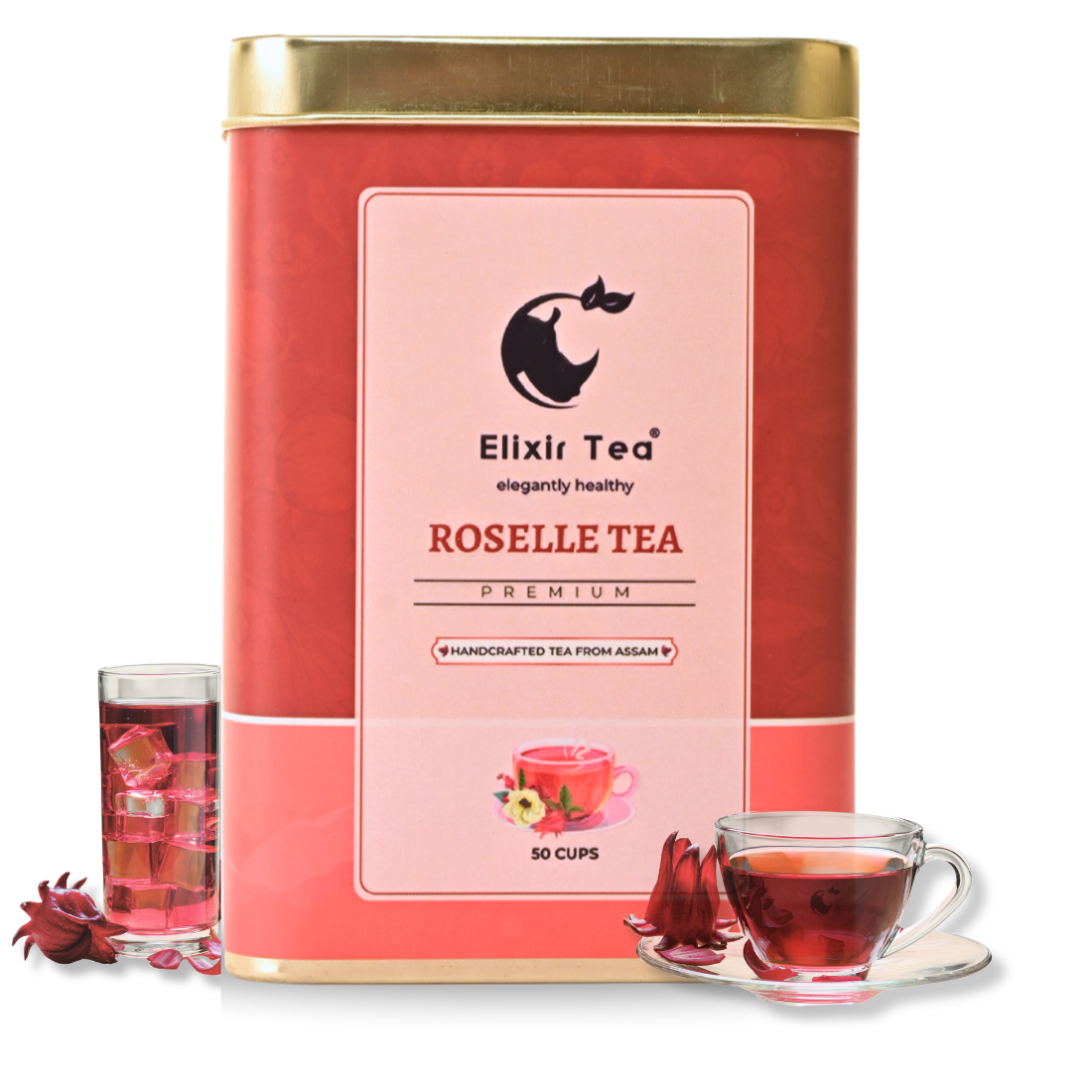 Elixir Premium Roselle Tea Tin