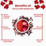 Hot and cold roselle tea benefits
