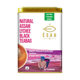 Esah Tea Natural Lychee Black Tea – A Fruity Black Tea in Natural Cotton Bags