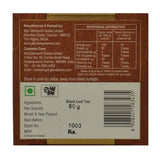 Glendale Superior Black Tea Nutritional Information
