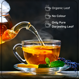 GUT HEALTH Mukhwas Leaf Organic Darjeeling Black Tea - Promote Gut Health and Calm the Mind