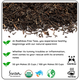 GUT HEALTH Spearmint Organic Darjeeling Black Tea - Support Digestion & Mental Clarity