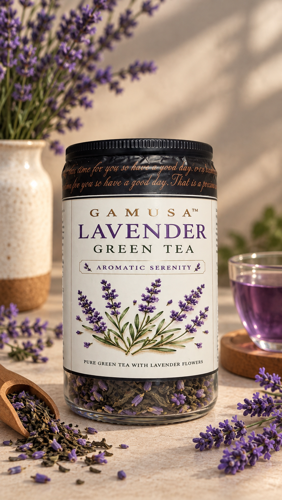 Gamusa Lavender Green Tea
