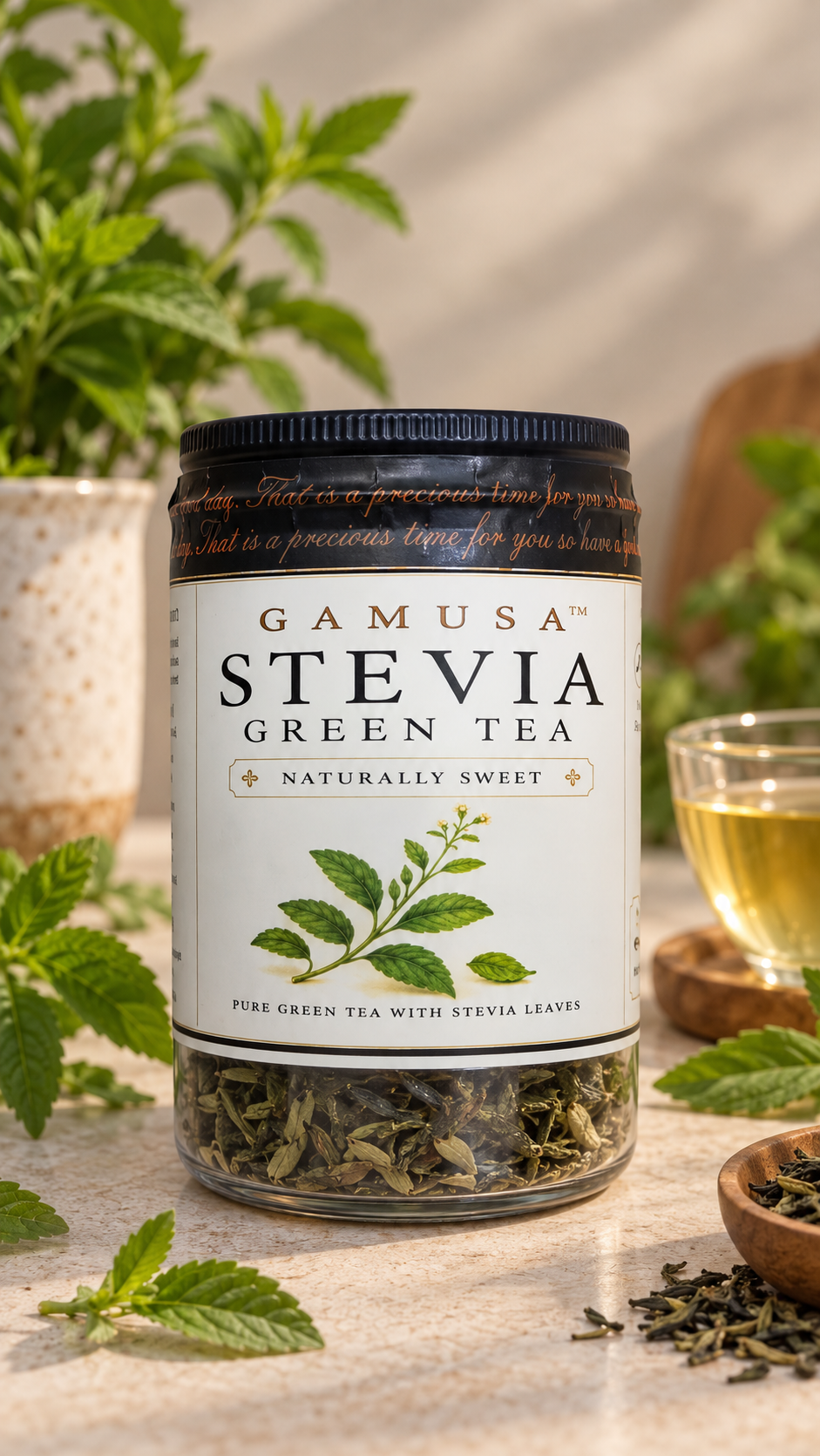 Gamusa Stevia Green Tea