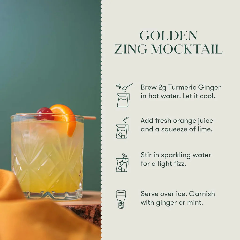 Golden Zing Mocktail