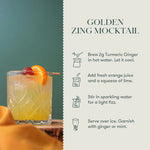 Golden Zing Mocktail