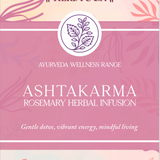 Golden Tips Ashtakarma Rosemary Herbal Infusion with Rosemary & Ginger for Deep Aromatic Revival Notes