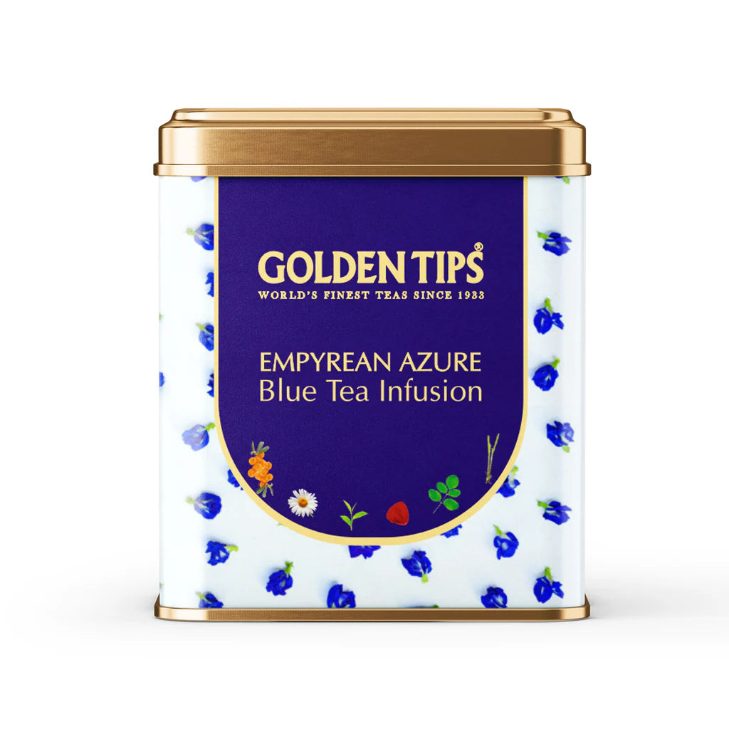 Golden Tips Empyrean Azure Blue Tea Box