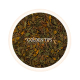 Golden Tips Herbyoga Tulsi, Turmeric & Ginger Herbal Tea Leaves