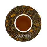 Golden Tips Herbyoga Tulsi, Turmeric and Lavender Herbal Tea Leaves