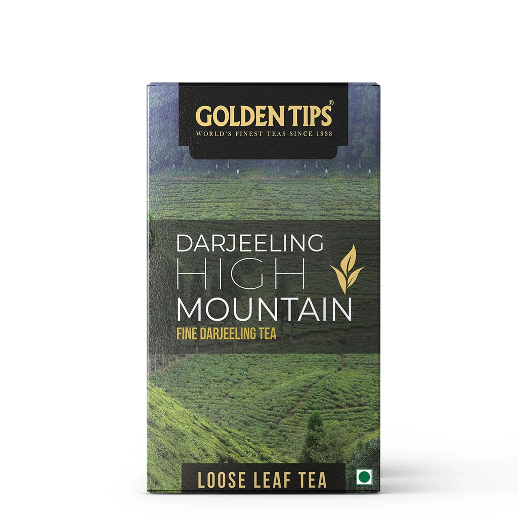 Golden Tips High Mountain Fine Darjeeling Loose Leaf Tea Box