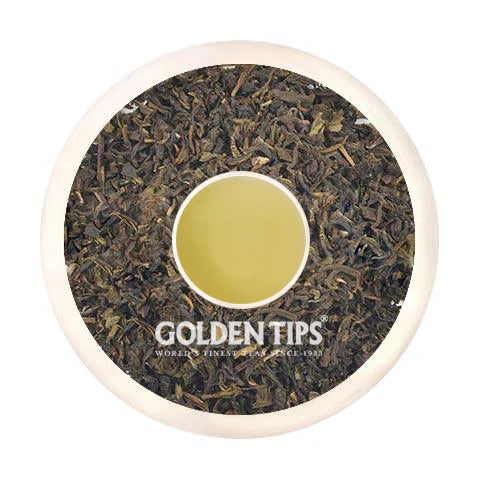 Golden Tips Peach Dried Green Tea Leaves