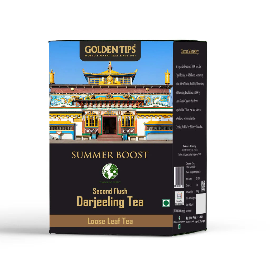 Golden Tips Summer Boost Late Second Flush Darjeeling Tea Box