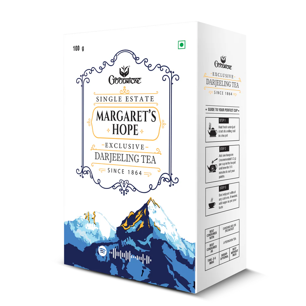 Goodricke Margaret's Hope Single Estate Darjeeling Tea Box