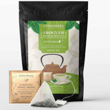 Gopaldhara Arogyam Darjeeling First Flush Detox Green Tea in Envelope Pyramid Tea Bag