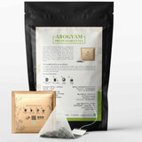 Gopaldhara Arogyam Darjeeling First Flush Detox Green Tea in Envelope Pyramid Tea Bag