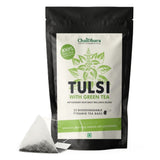 Gopaldhara Chaidhara Darjeeling Green Tea With Tulsi for Antioxidant Power, Cleaner Breathing & Everyday Detox - Biodegradable Pyramid Tea Bags