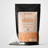 Gopaldhara Darjeeling Breakfast High Mountain Black Leaf Tea in Pyramid Leaf Tea Bag