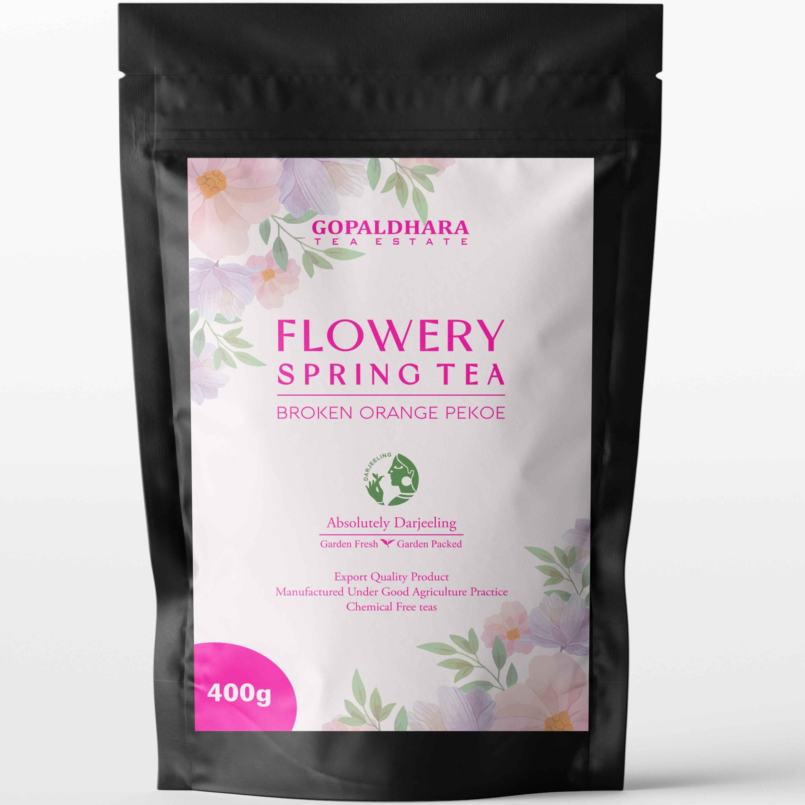 Gopaldhara Flowery Spring Broken Orange Pekoe Black Tea Pack
