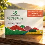 Gopaldhara Darjeeling Summer Muscatel Gold Black Tea – With Prominent Woody Notes