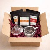 Gopaldhara Darjeeling Tea Gift Box – Floral Blends (Chamomile Oolong, Rose Oolong, Jasmine Green & White Tea)