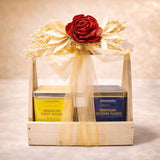 Gopaldhara Premium Darjeeling Tea Gift Basket – First Flush & Second Flush in Special Tin Caddies
