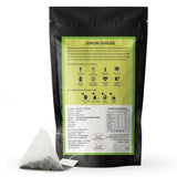 Gopaldhara Chaidhara Darjeeling Green Tea with Lemon, Ginger, Amla & Tulsi to Awaken Metabolism & Build Everyday Immunity - Biodegradable Pyramid Tea Bags