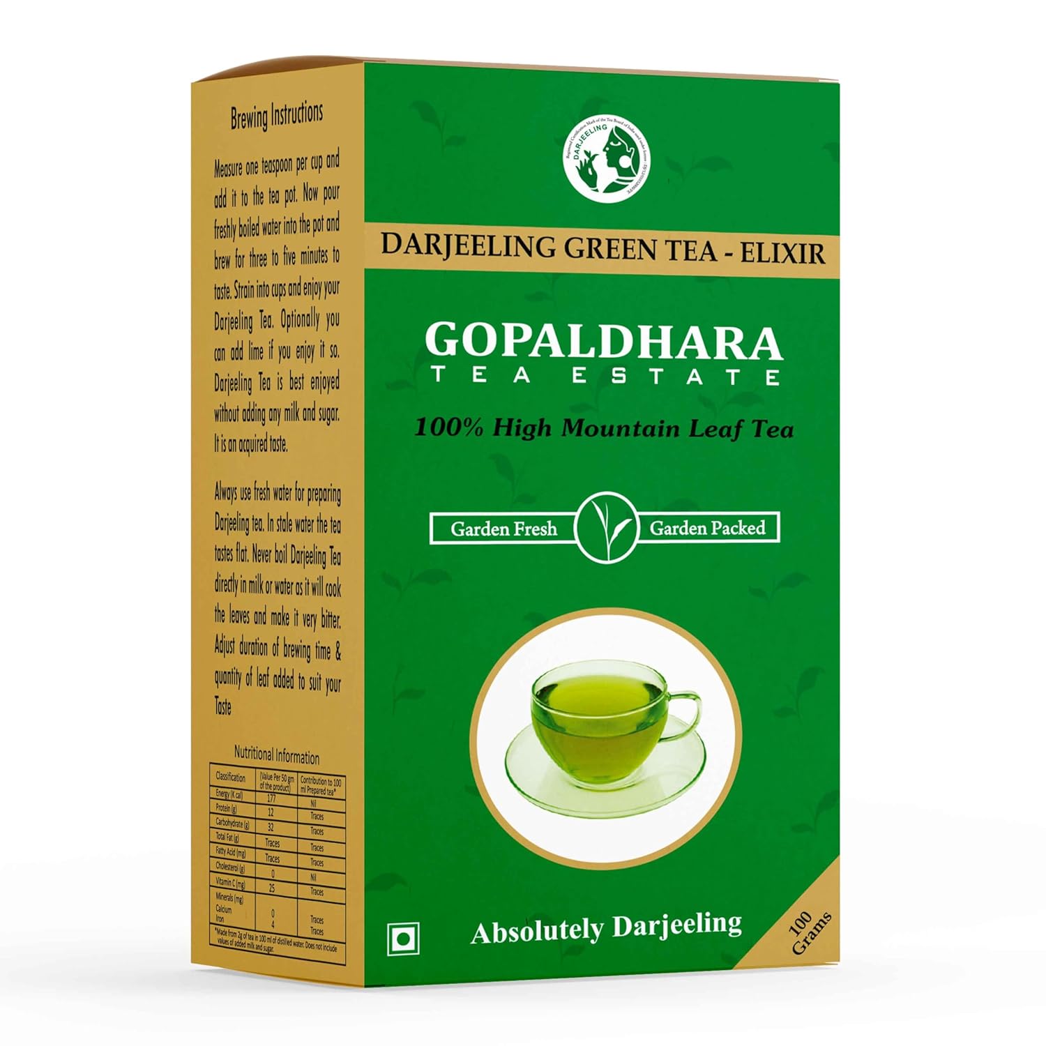 Gopaldhara Darjeeling Green Tea Elixir