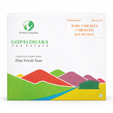 Gopaldhara Darjeeling Rare Yabukita Unrolled Bai Mudan First Flush White Tea Crafted from Japanese Yabukita Clones