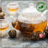 HORMONAL BALANCE Blooming Big Bud Organic Green Tea - A Tea That Blossoms, Balances & Delights
