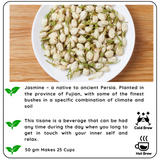 HORMONAL BALANCE Jasmine Flower Decaf Tisane - Herbal Tea for Relaxation & Delight