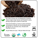 HORMONAL BALANCE Strawberry Organic Darjeeling Black Tea - Refreshing & Healthy